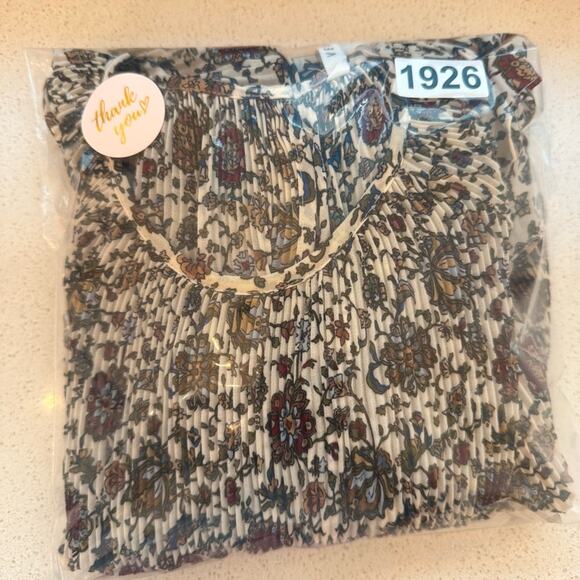 Veronica Beard Multicolor Printed Top - Picture 8 of 8